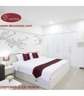 Vinilo Ramas Con Aves 128