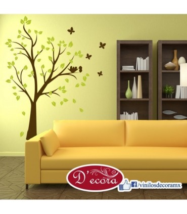 Vinilo Árbol Dos Colores 143