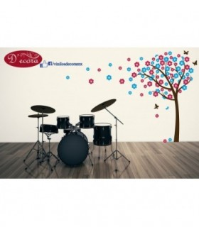 Vinilo Árbol Tres Colores 154