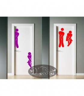 Vinilo Señalamientos Baño 188