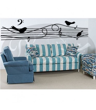 Vinilo Musical Con Aves 197