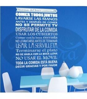 Texto Normas Del Buen Comensal