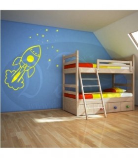 Vinilo Cohete Infantil 240