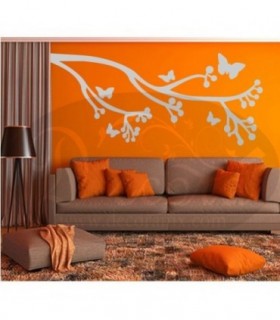 Vinilo Rama con Mariposas 242