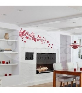 Vinilo Rama Con Circulos 306