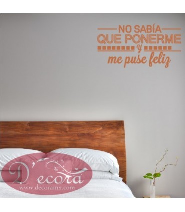 Texto No Sabía Que Ponerme