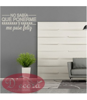Texto No Sabía Que Ponerme
