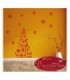 Vinilo Árbol Navideño y Copos 1011
