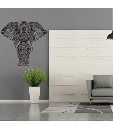 Vinilo Mandala Elefante 1031