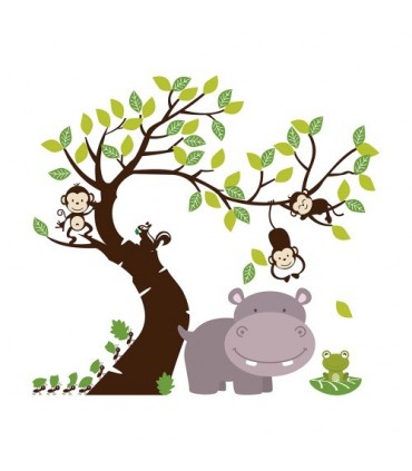 Vinilo Árbol Selva 1032