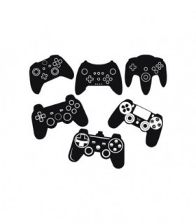 Vinilo Controles Videojuegos