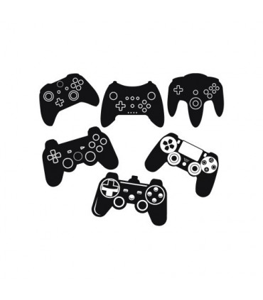Vinilo Controles Videojuegos