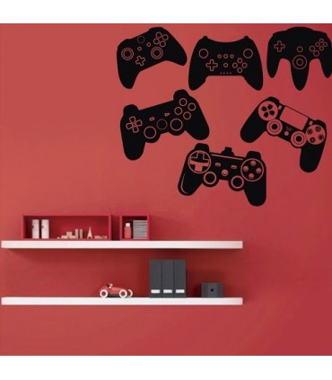 Vinilo Controles Videojuegos